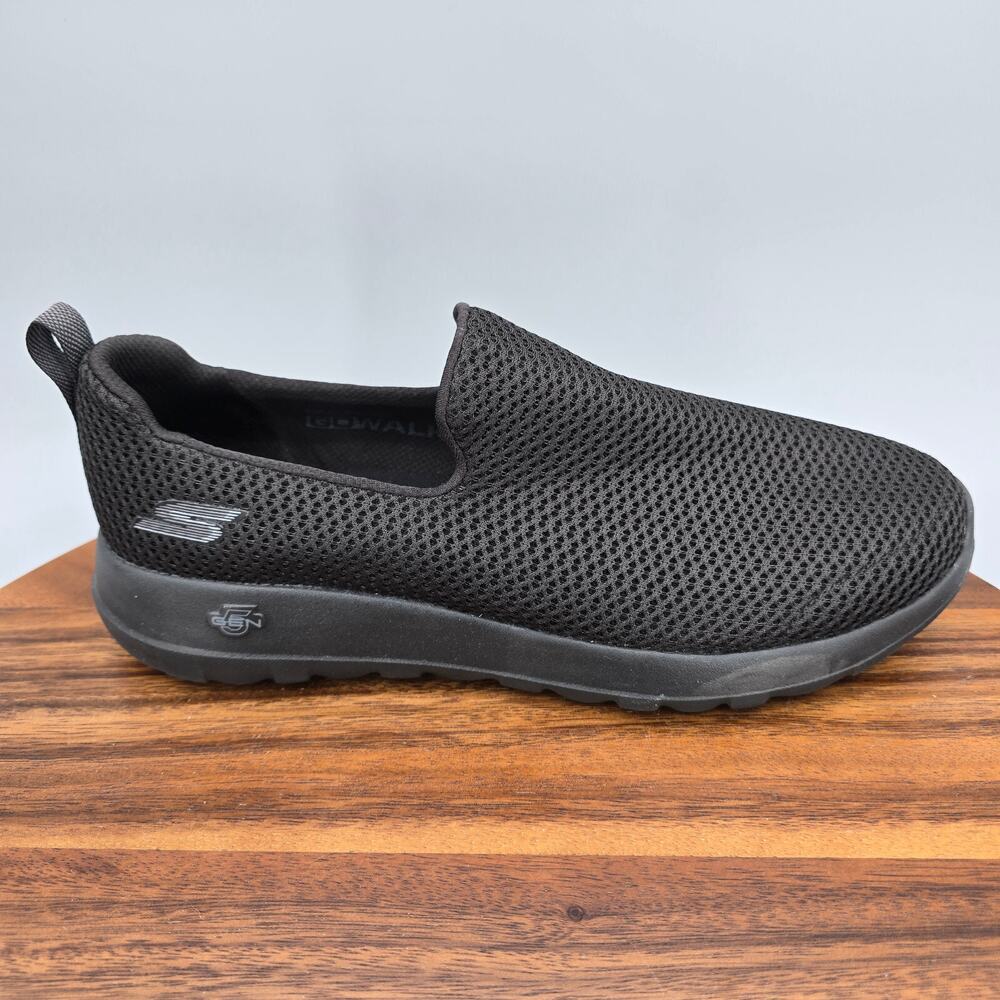 Skechers Go Walk Max Shoes Men's 7 Black Mesh Slip On Walking Athletic Sneakers